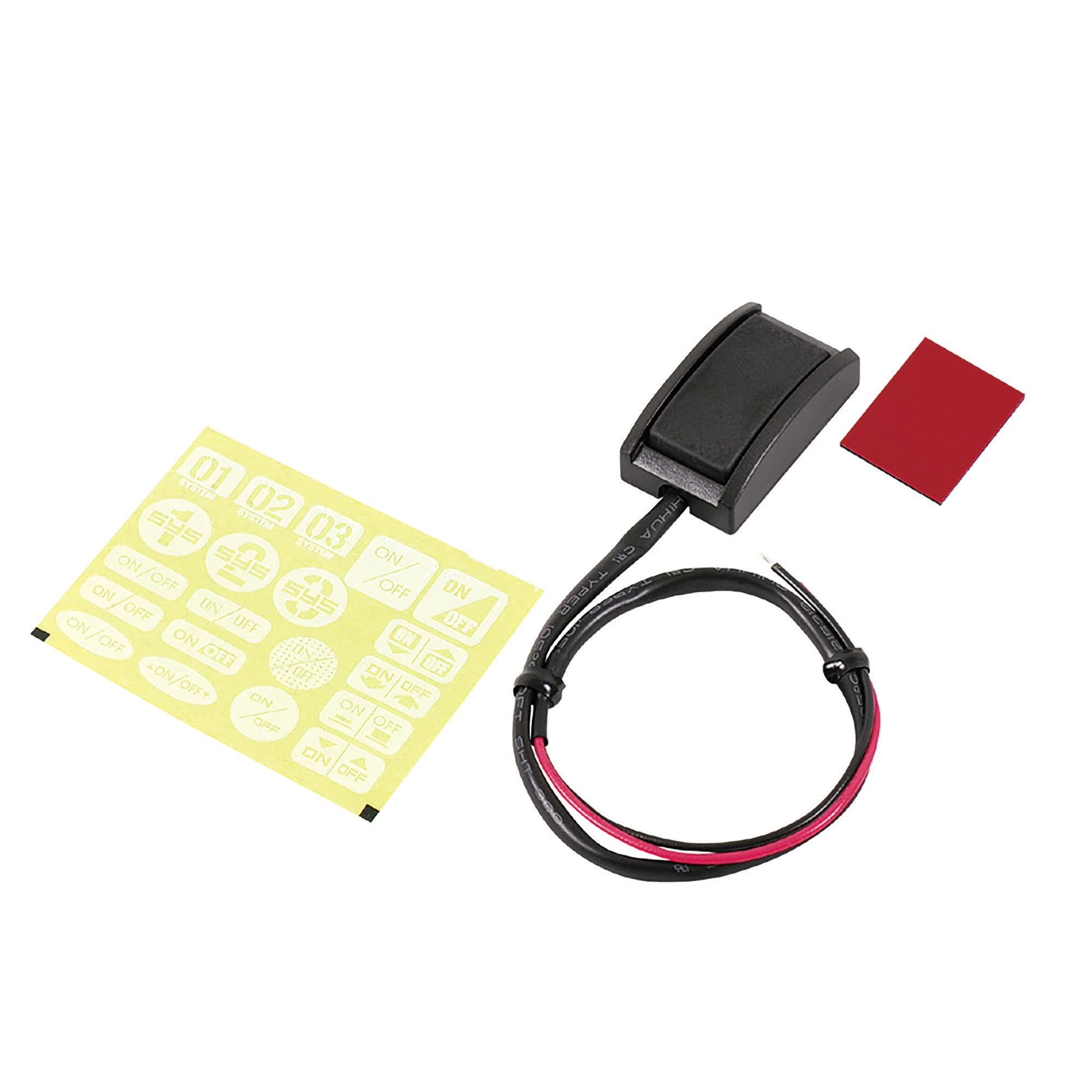 Amazon | エーモン(amon) 貼り付けプッシュスイッチ ON-OFF DC12V